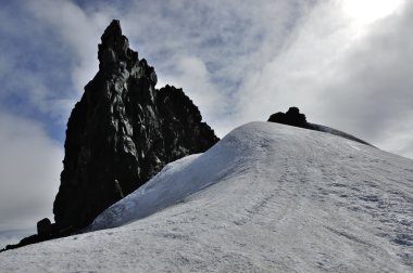snaefellsjokull yanardağ Zirvesi.