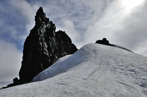 Snaefellsjokull volcano summit. — Zdjęcie stockowe