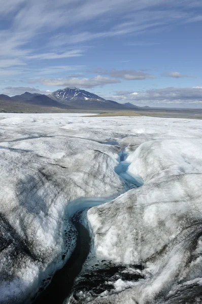 瓦特纳冰原冰川冰岛 — 图库照片