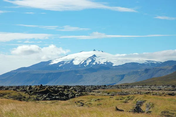 Snaefellsjokull hory ve výšce 1446 m. — Stock fotografie