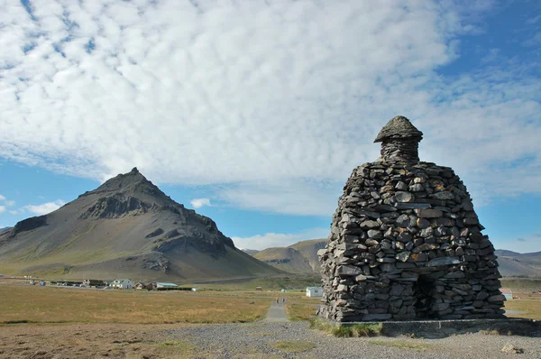 Arnarstapi peyzaj, Batı İzlanda. — Stok fotoğraf