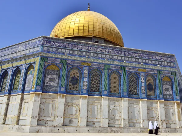 Koepel van de rots tempel, Jeruzalem. — Stockfoto