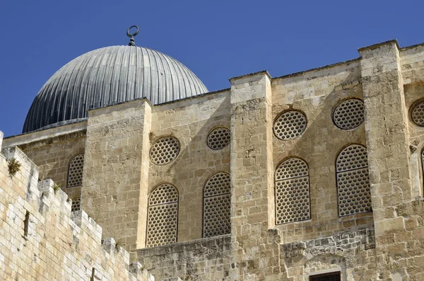 Moschea nella Città Vecchia di Gerusalemme . — Foto Stock