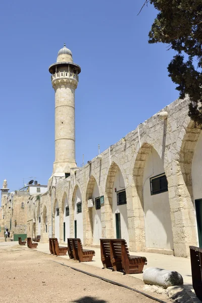Bidden site in de oude stad van Jeruzalem. — Stockfoto