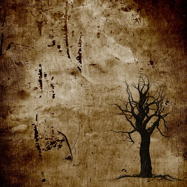 Brauner Baum — Stockfoto
