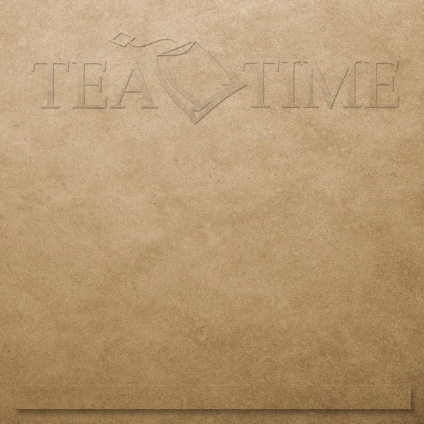 Tea time beige — Stock Photo, Image