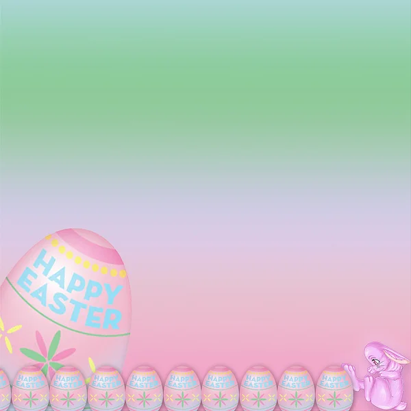 Pink easter background — Stock Photo, Image