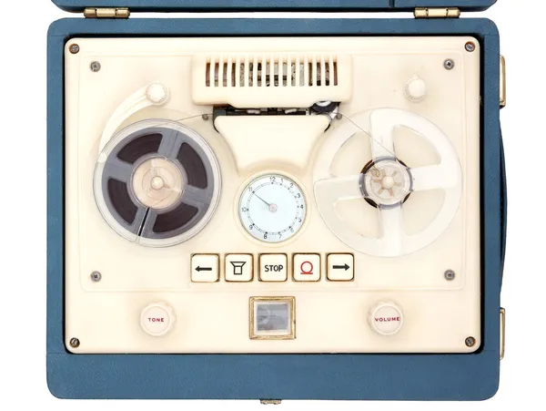 Open Reel Tape Recorder — Stock Photo, Image