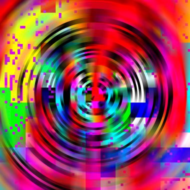 Bulanık çok renkli piksel sanat arkaplanı.