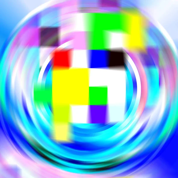 Blurry Multicolored Pixel Art Background — Stock Photo, Image