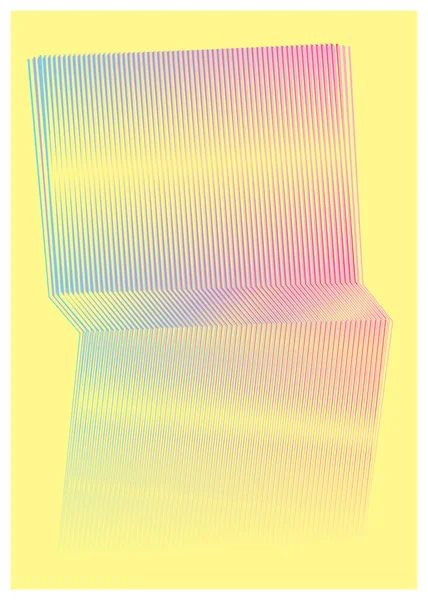 抽象的な線のパターン 活気に満ちたムーアの背景 — ストックベクタ