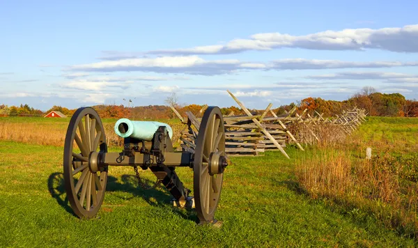 Kanon vid gettysburg — Stockfoto