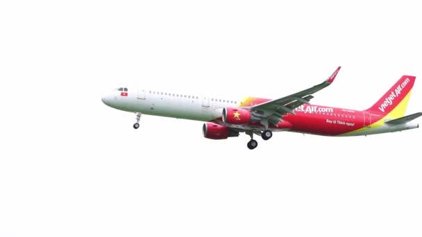 Chi Minh City Wietnam Października 2021 Samolot Pasażerski Numerze A632 — Wideo stockowe