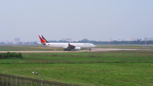 Chi Minh Stadt Vietnam November 2021 Flugzeug Mit Der Nummer — Stockvideo