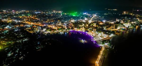 Aerial View Night Duong Dong Town Phu Quoc Βιετνάμ Αυτό — Φωτογραφία Αρχείου