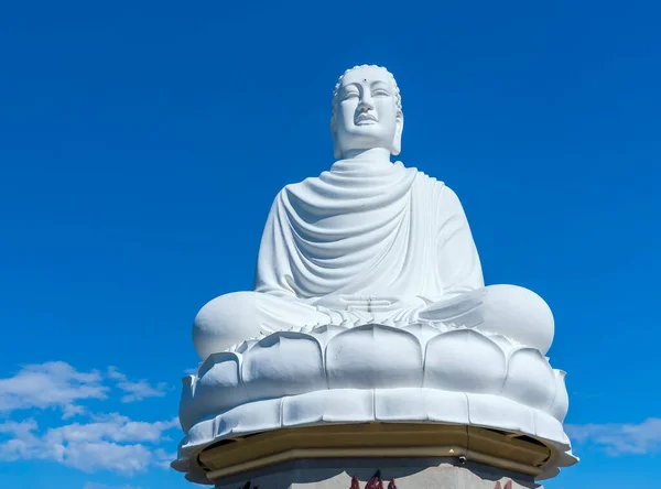 Nha Trang Vietnam Marzo 2022 Estatua Buda Pagoda Long Son — Foto de Stock