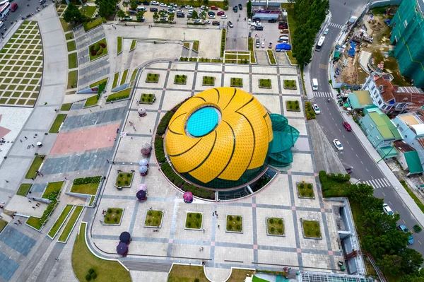 Феллат Вьетнам Июля 2022 Года Вид Воздуха Здание Подсолнечника Площади — стоковое фото