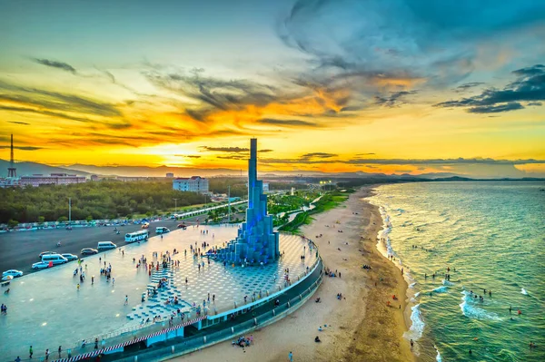 Phu Yen Vietnam July 5Th 2022 Sunset Nghinh Phong Cape — Zdjęcie stockowe