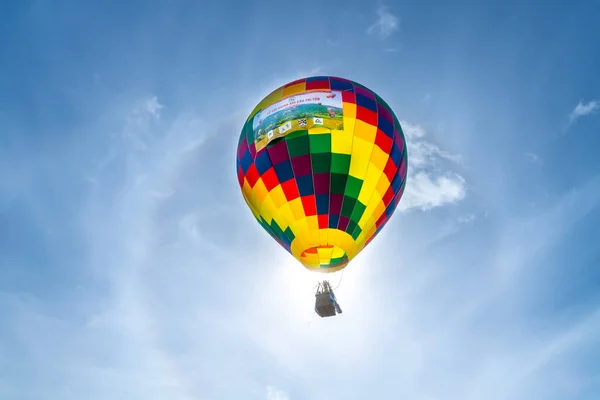 Giang Vietnam Szeptember 2022 Hőlégballon Fesztivál Területen Betakarítás Után Vonzza — Stock Fotó