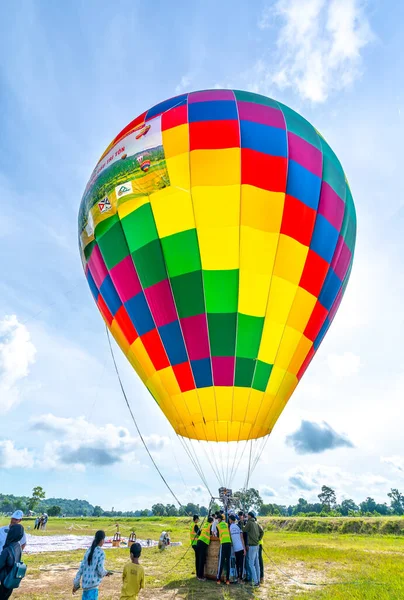 Giang Vietnam September 2022 Das Heißluftballonfestival Auf Dem Feld Nach — Stockfoto