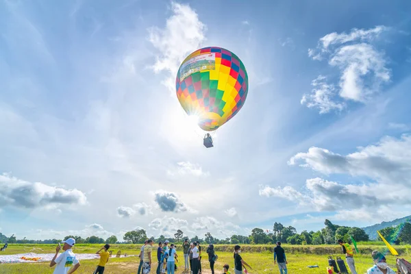 Джан Вьетнам Сентября 2022 Года Фестиваль Воздушных Шаров Поле После — стоковое фото