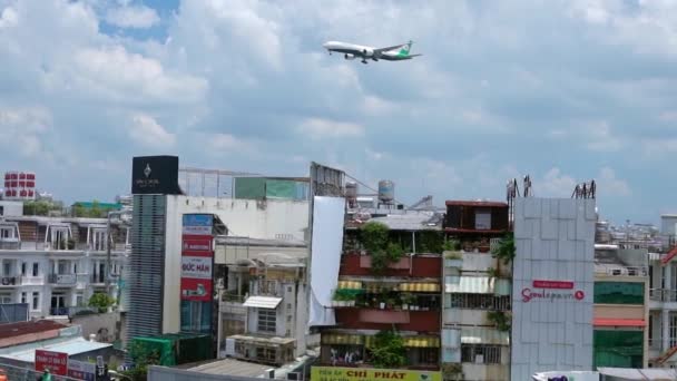 Chi Minh City Єтнам Вересня 2022 Літак Номером 16738 Боїнг — стокове відео