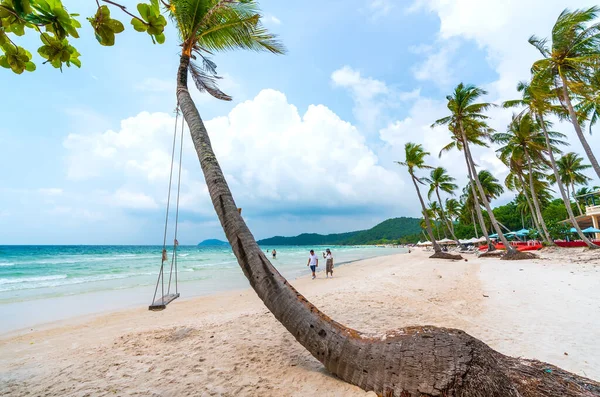 Phu Quoc Vietnam Nisan 2022 Nci Adasındaki Güzel Tropik Plaj — Stok fotoğraf