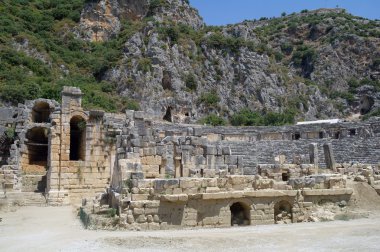 Antik, antik amfitiyatro ruins