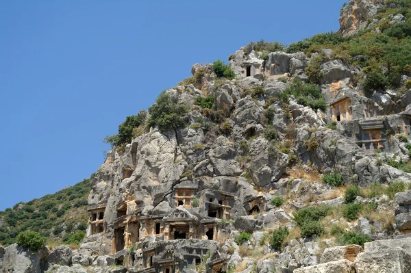 Túmulos históricos nas montanhas — Fotografia de Stock