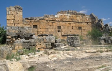 hierapolis antik kenti Kalıntıları.