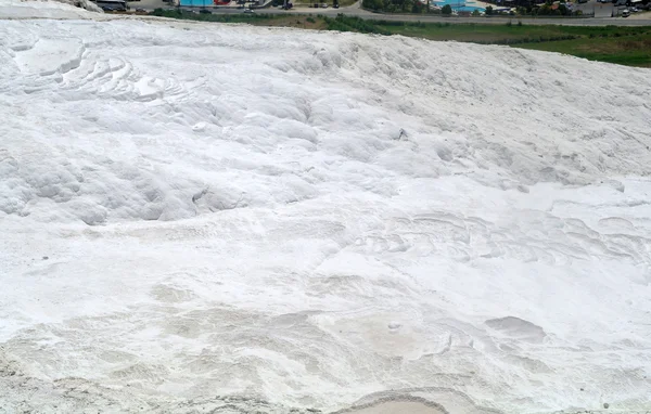 Carbonaat cnetrum terrassen in pamukkale, Turkije — Stockfoto