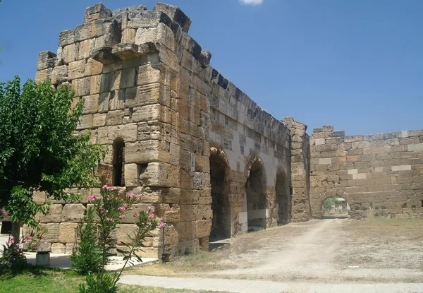 Ruínas de Hierápolis, antiga cidade . — Fotografia de Stock