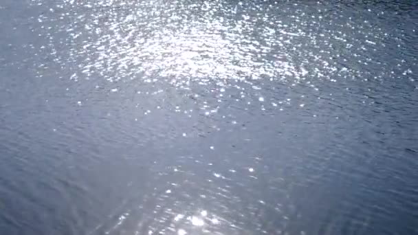 Lago con luce frizzante — Video Stock