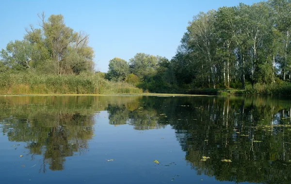 Říční krajina — Stock fotografie