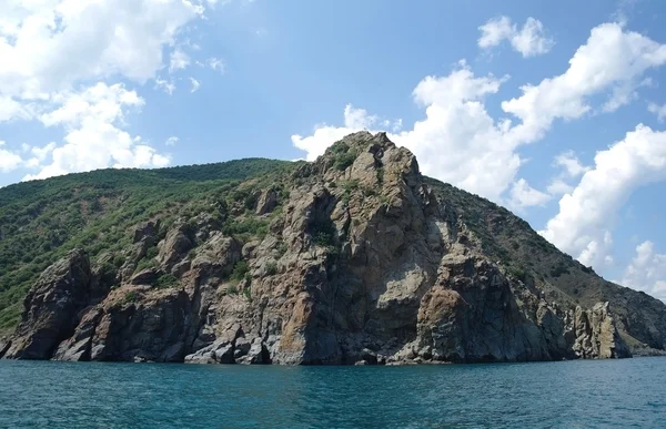 Felsige Küste des Schwarzen Meeres, Ukraine. — Stockfoto