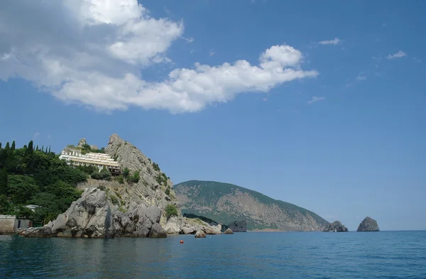 Costa rocosa del Mar Negro, Ucrania . — Foto de Stock