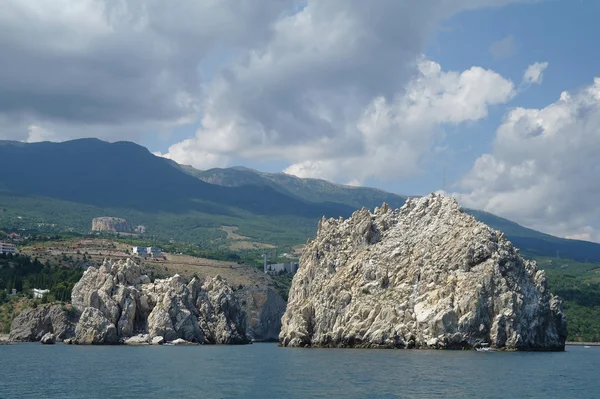 Costa rocosa del Mar Negro, Ucrania . — Foto de Stock