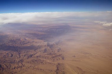 Cennet ve dünya gökyüzü görünümü