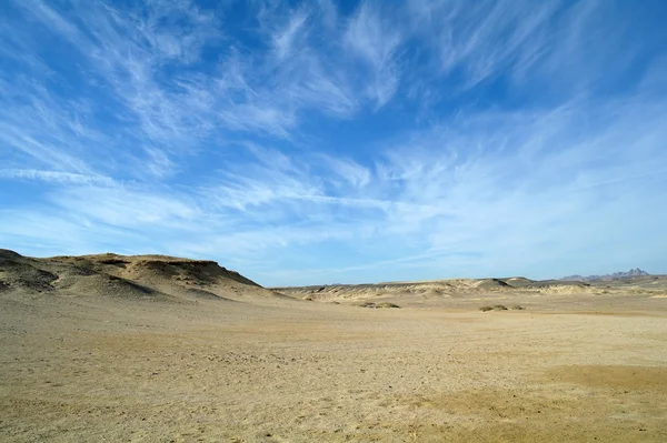 Steen en Egyptische zandwoestijn. — Stok fotoğraf