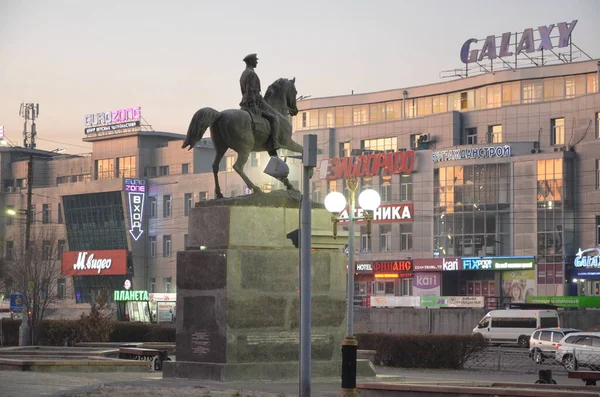 Cette Photo Montre Monument Rokossovskiy — Photo