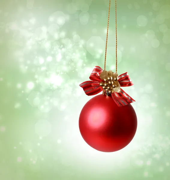 Christmas red ornaments — Stock Photo, Image