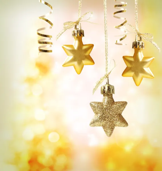 Ornamenti stella di Natale — Foto Stock