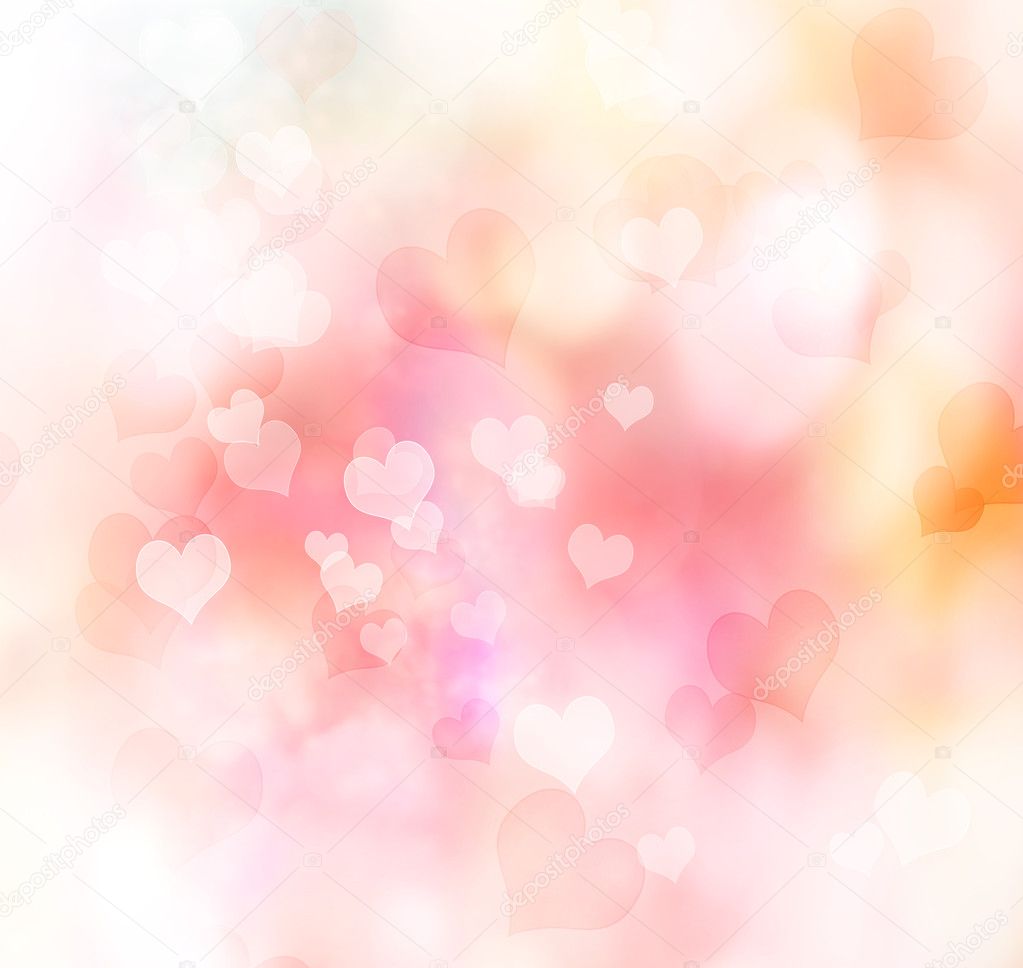 Valentine hearts background