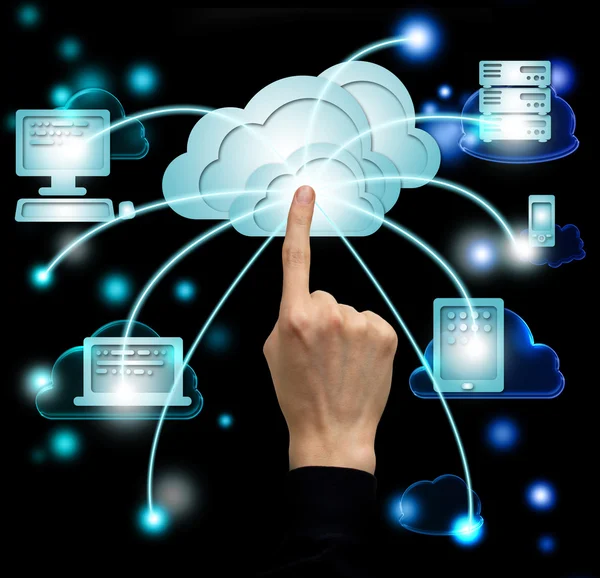 Concetto di cloud computing — Foto Stock