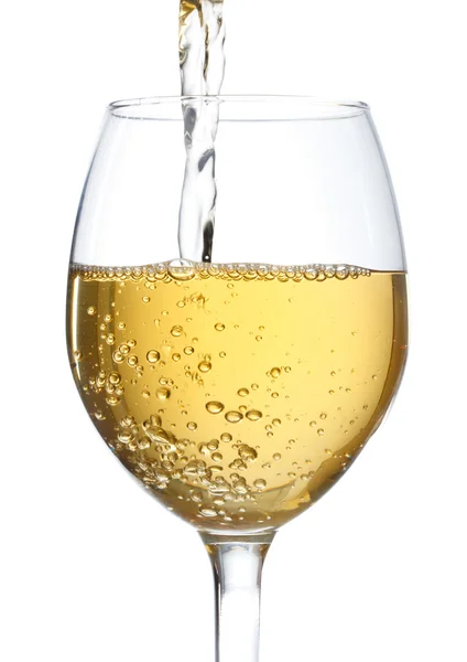Wine Glass with White Wine — Stock Photo, Image