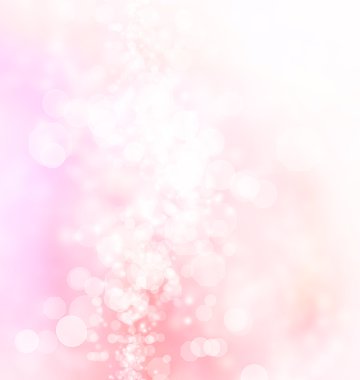 Pink Abstract Bokeh lights background clipart