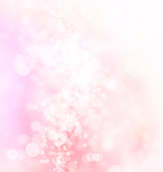 Pink Abstract Bokeh lights background