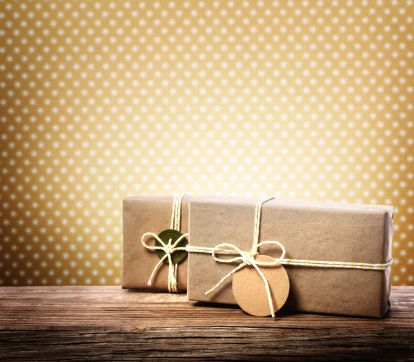 Handgemachte Geschenkboxen — Stockfoto