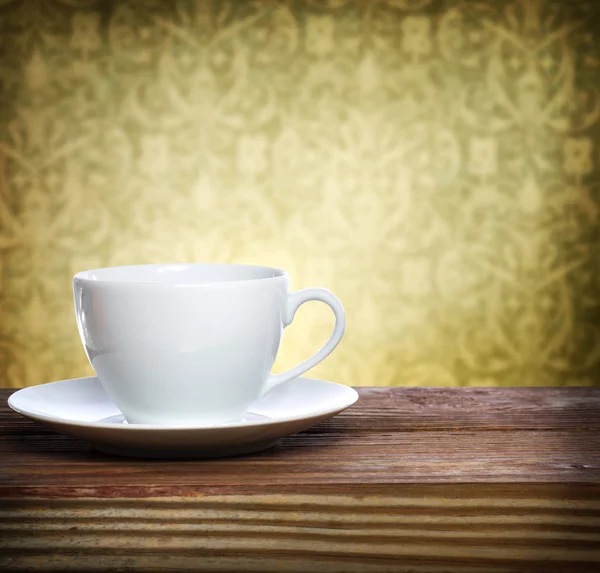 Tasse de café blanc — Photo