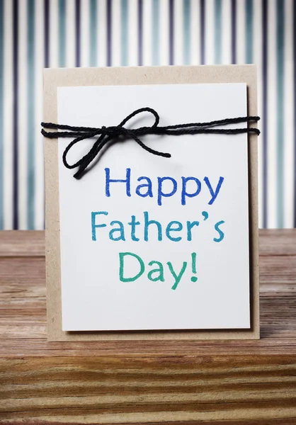 Fathers day message card — Stock Photo, Image